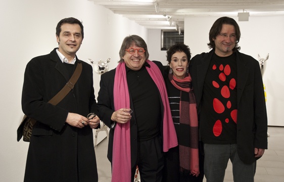 Luca Massimo Barbero, Adriano Berengo, Susan Scherman and Massimo Lunardon